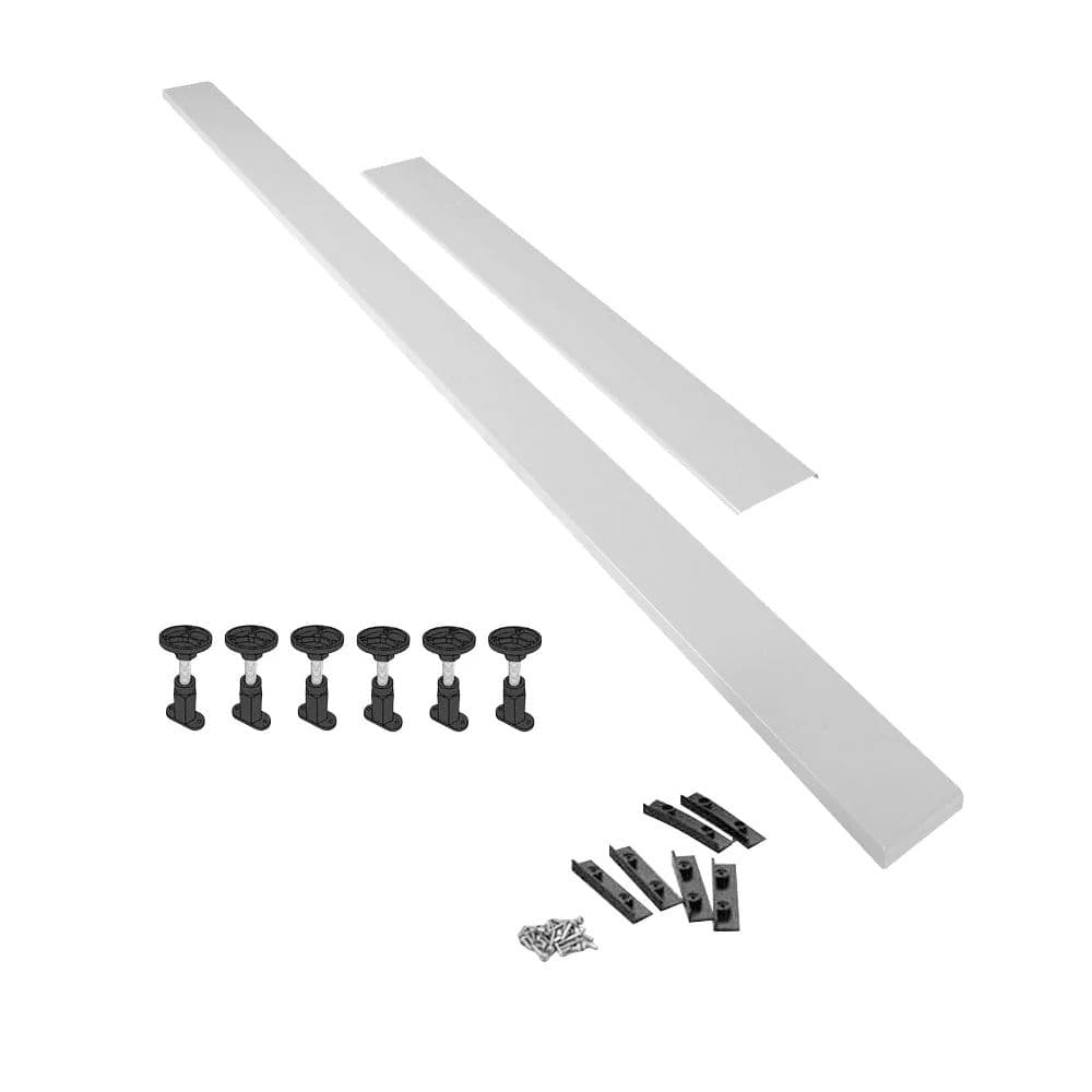 Aquarius Riser Kit Straight upto 760mm Aquarius Urbano Riser Leg Kit for 45mm White Stone Resin Trays