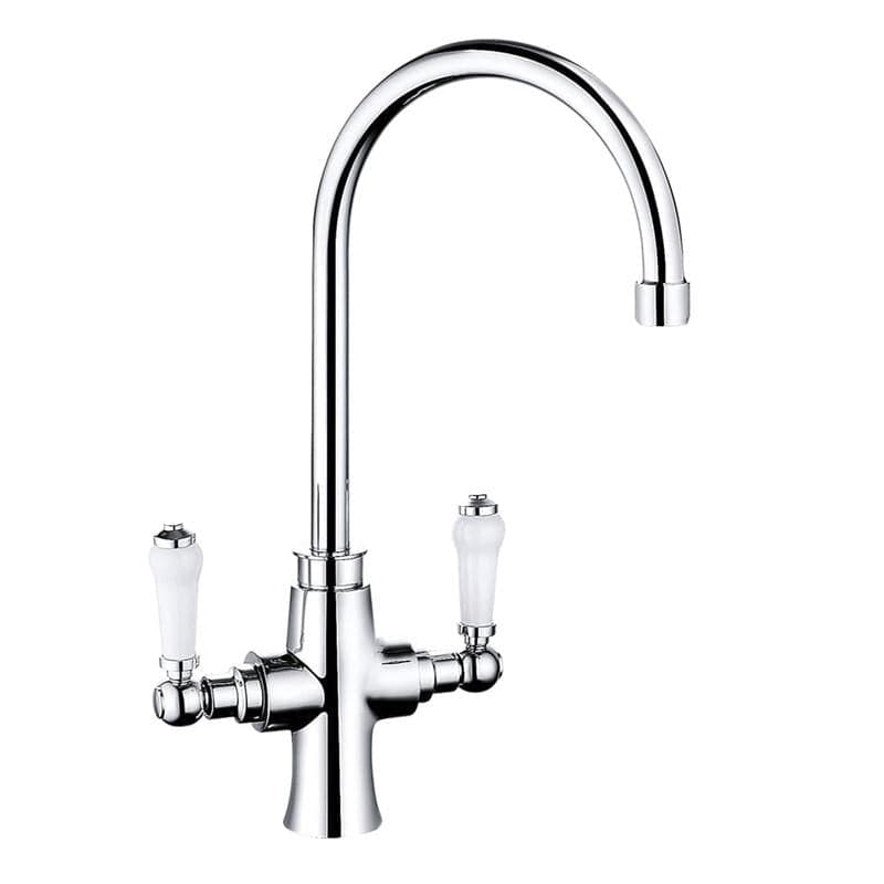 Aquarius Kitchen Tap Chrome Aquarius TrueCook - Series 2 - Two Handle Kitchen Mixer Tap
