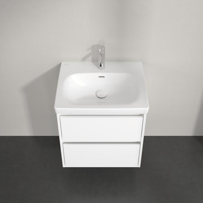 Villeroy & Boch Wall Mounted Vanity Unit Villeroy & Boch Skyla Wall Mounted 600mm Two Drawer Vanity Unit with Basin