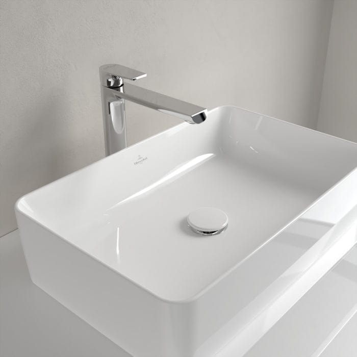 Villeroy & Boch Countertop Basin Villeroy & Boch Collaro 560mm Rectangular Countertop Basin in White Alpin
