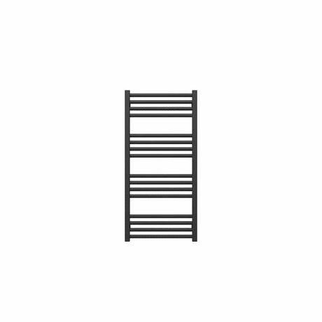 Crosswater Ladder Rail 900 x 430mm / Dual Fuel Crosswater MPRO Designer Vertical Towel Radiator in Matt Black