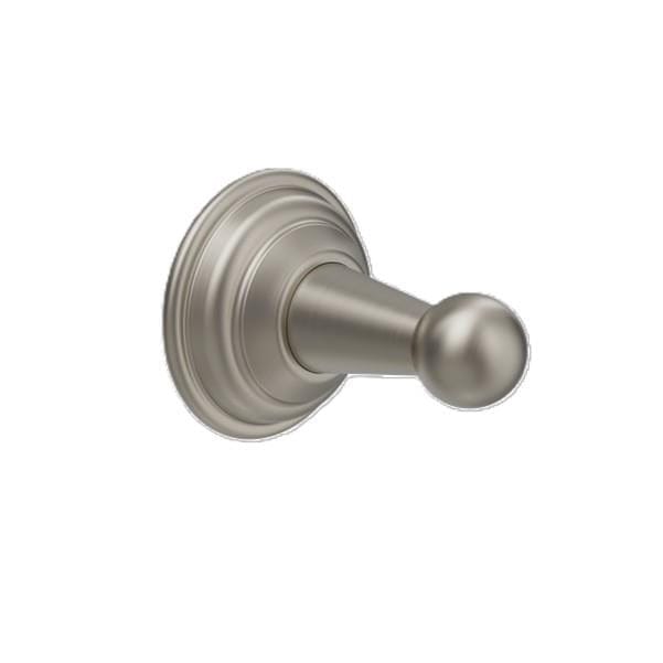 Crosswater Robe Hook Brushed Nickel Crosswater Belgravia Single Robe Hook
