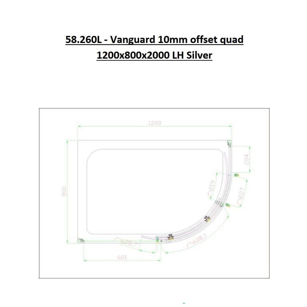 Eastbrook Quadrant Shower Enclosure Eastbrook Vanguard 10mm Quadrant Shower Enclosure
