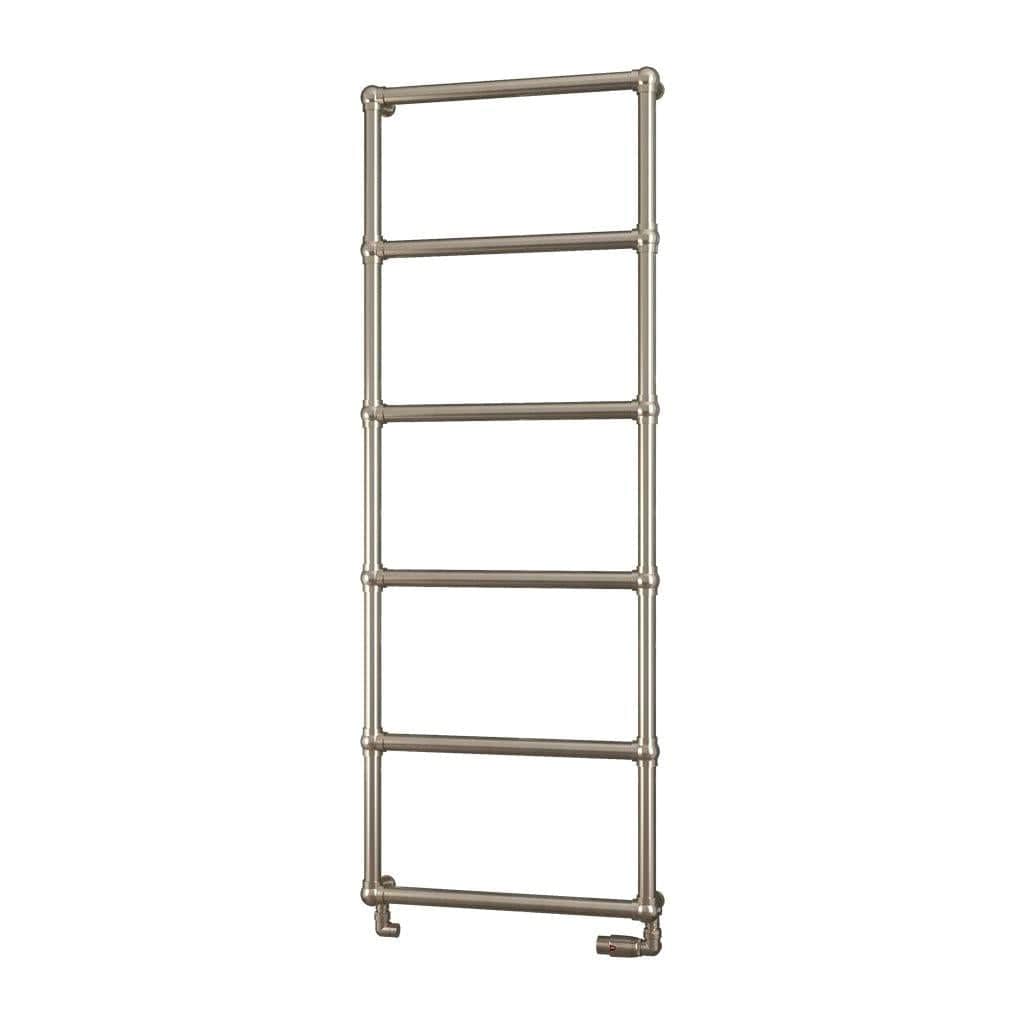 Eastbrook Traditional Towel Rail 1550 x 600 / Dual Fuel Eastbrook Stour Vertical Traditional Heated Towel Rail in Brushed Brass