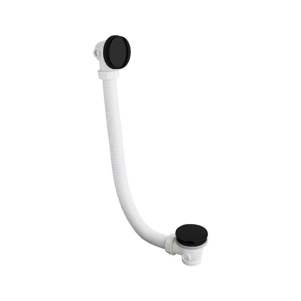 Crosswater Bath Waste Matt Black Crosswater Click Clack Bath Waste