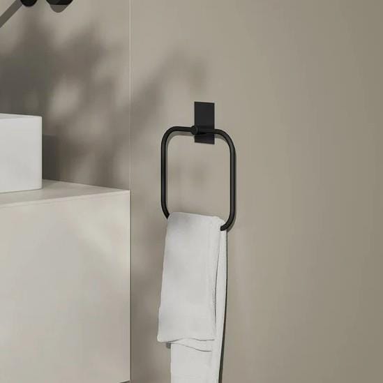 Smedbo Beslagsboden Square Self-Adhesive Towel Ring