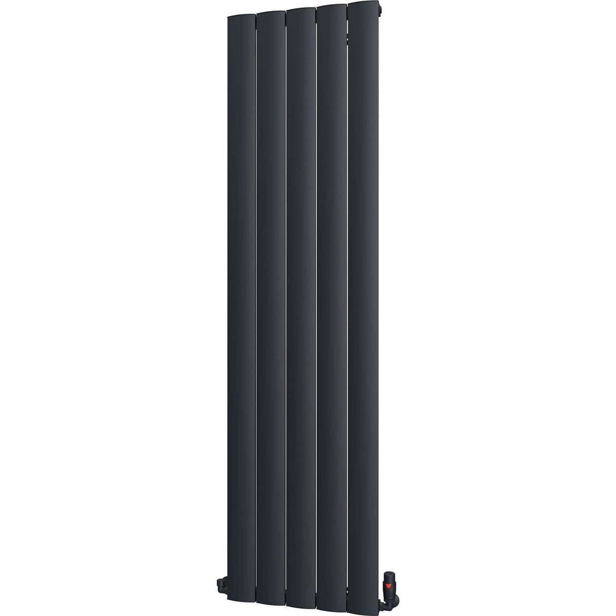Aquarius Bathrooms Column Radiator 1800 x470mm / Black Aquarius Wave Verical Panel Radiator
