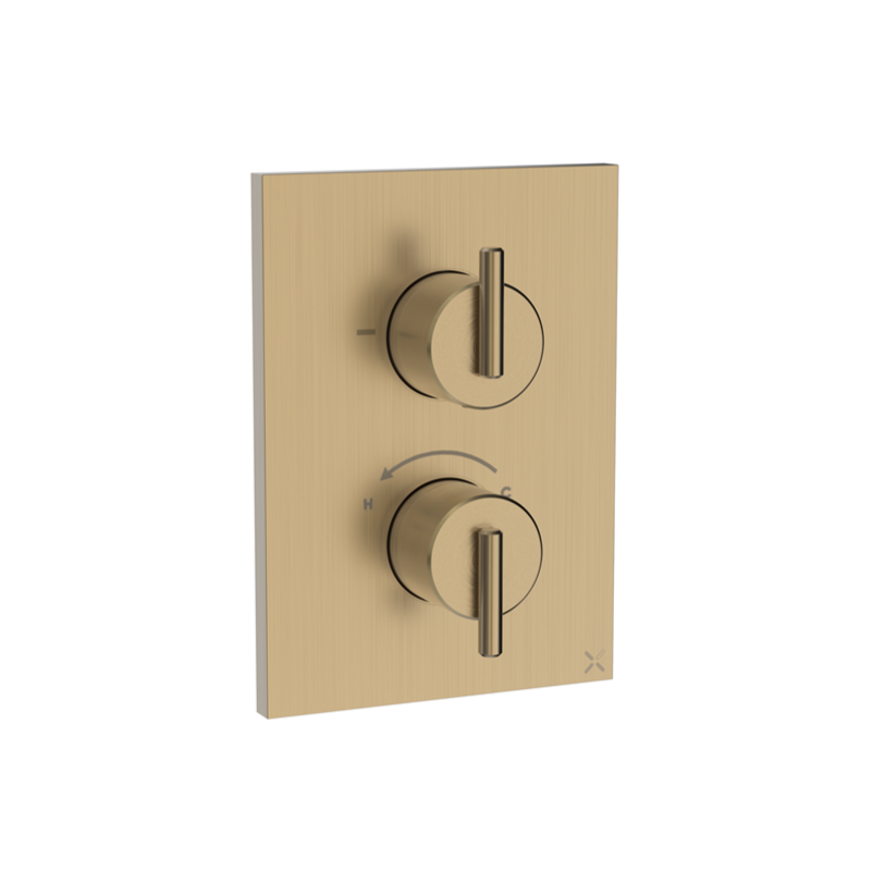Crosswater 3ONE6 Lever Crossbox 1 Outlet Trimset
