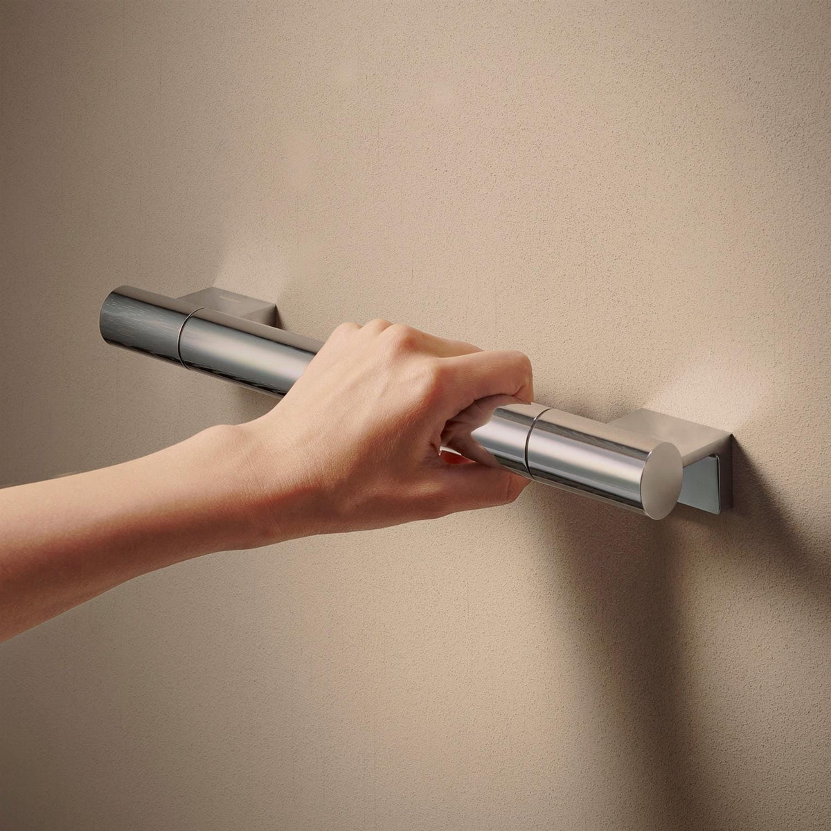 Hansgrohe Chrome Hansgrohe Addstoris S Grab Bar