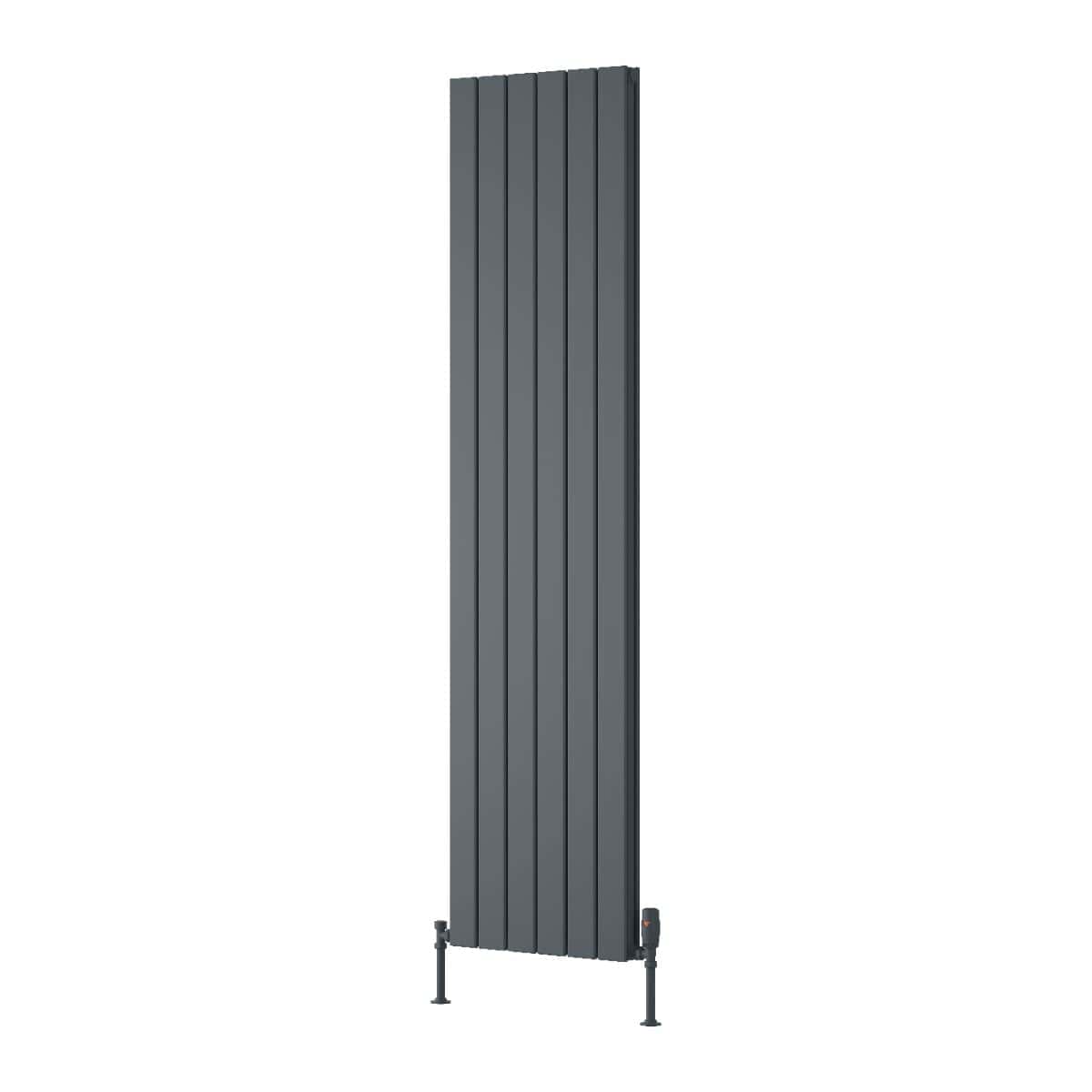 Reina Panel Radiator 1800 x 445mm / Anthracite Reina Piatto Double Vertical Panel Central Heating Radiator