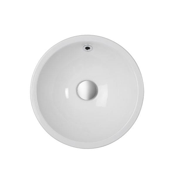 Crosswater Countertop Basin Crosswater Castellon Mini Countertop Basin 350mm in White