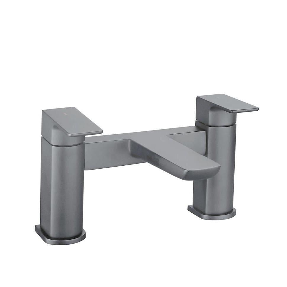 Aquarius Bath Mixer Gunmetal Grey Aquarius Hydro Bath Filler Tap