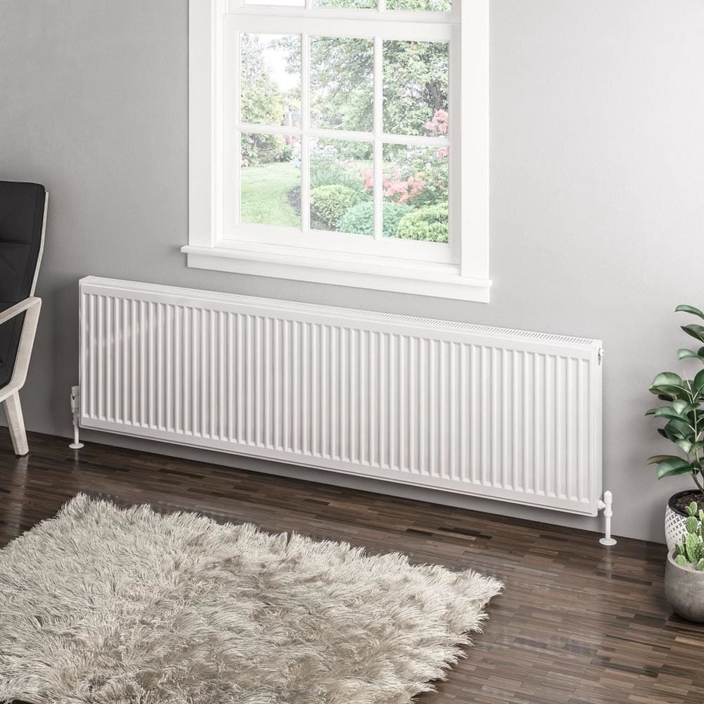 Aquarius Type 11 Compact Panel Radiator In Gloss White