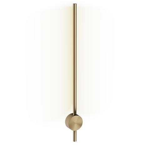 UK Bathroom Store Bathroom Lighting Brushed Brass Crosswater Tranquil Pillar Light