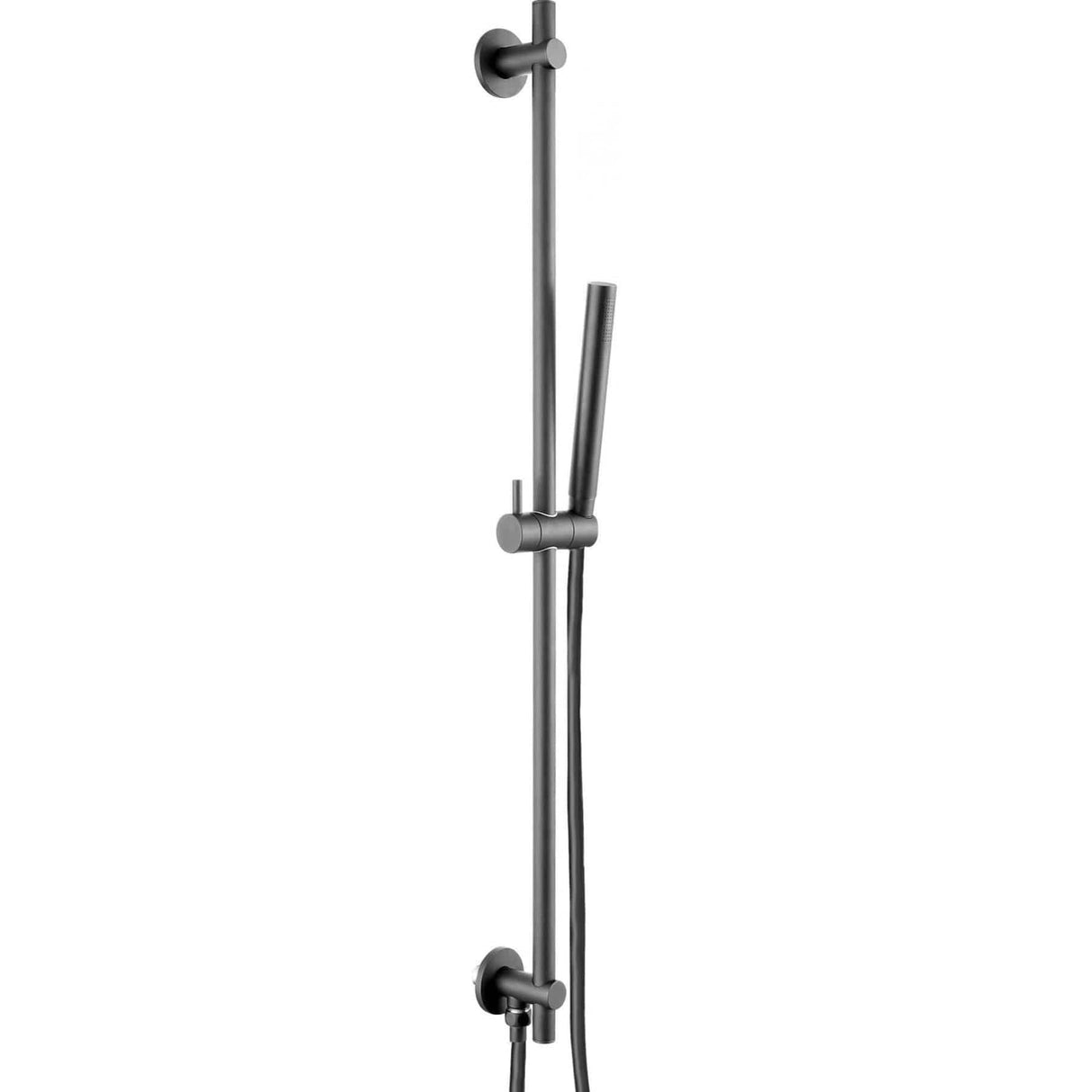 JTP Shower Riser Rail JTP VOS Slide Rail with Single Function Shower Handset and Hose with Bottom Outlet