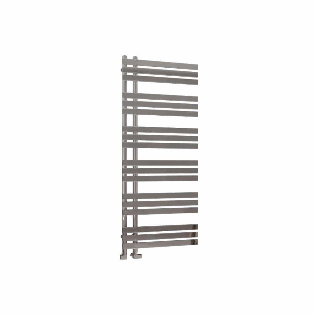 Eastbrook Designer Towel Radiator 1450 x 500mm / Electric Only Eastbrook Leonardo Straight Vertical Heated Towel Rail in Chrome