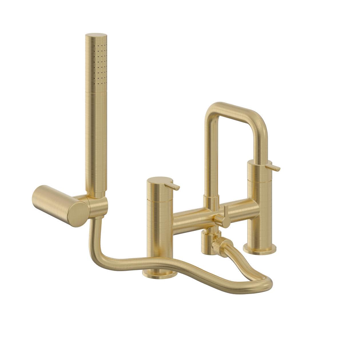 Heritage Bath Shower Mixer Brushed Brass Heritage Dartmouth Bath Shower Mixer Tap