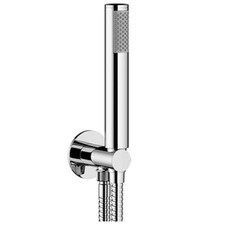 Crosswater Shower Handset Chrome Crosswater MPRO Wall Mounted Shower Kit with Outlet and Hose - Choose Finish - PRO963WOPTION
