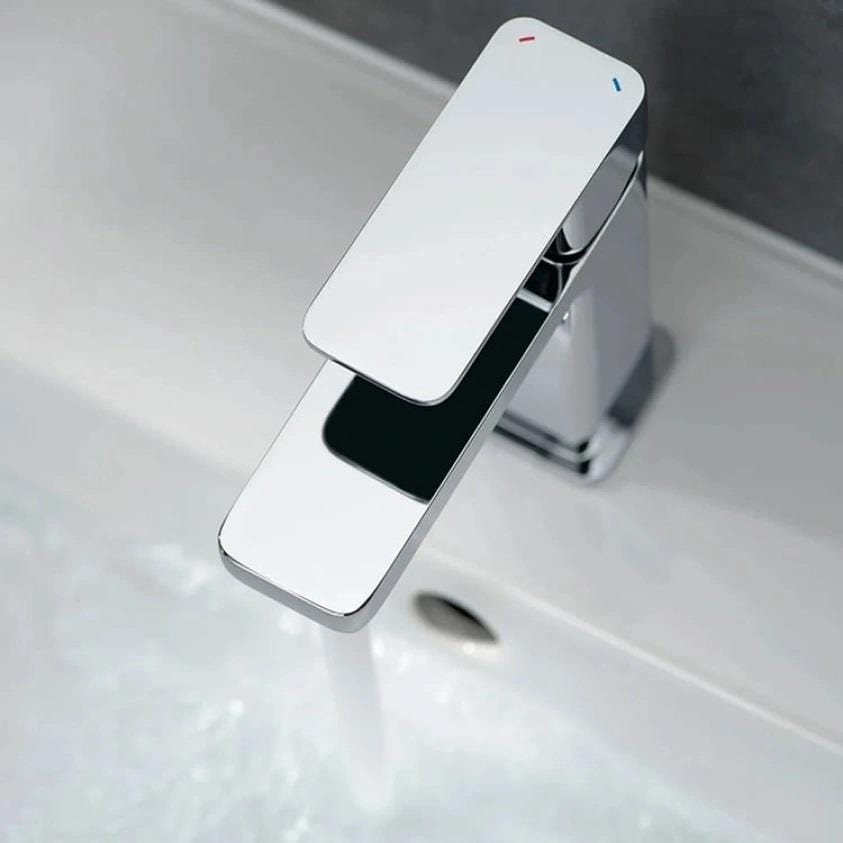 VADO Mono Basin Mixer Tap Vado PHASE Mono Basin Mixer with Universal Waste PHA-200F/CC-C/P-Chrome