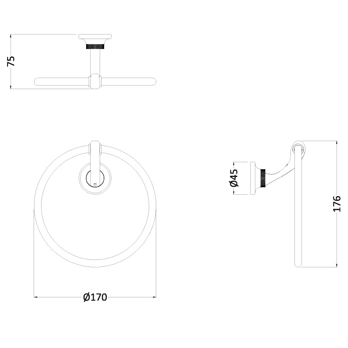 Burlington Towel Rails and Rings Burlington Guild Towel Ring