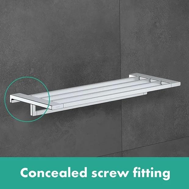 Hansgrohe Towel Rails and Rings Hansgrohe Addstoris Towel Rack with Towel Rail