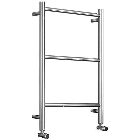 Vogue Ladder Rail 700 x 500 / Electric Vogue Galaxy Straight Heated Towel Rail in Polished Stainless Steel