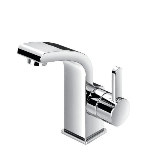 Flova Mono Basin Tap Flova Essence Basin Mixer Tap with Clicker Waste in Diamond Chrome
