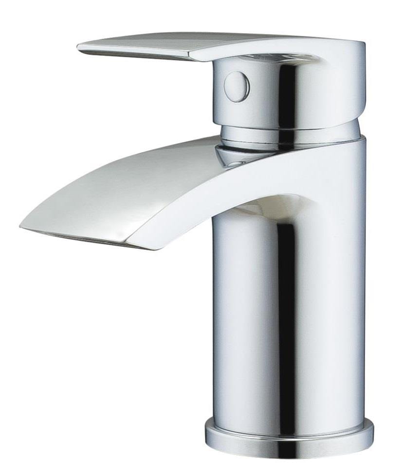 Aqaurius Mono Basin Tap Aquarius Arc Mini Mono Basin Mixer Tap with Waste