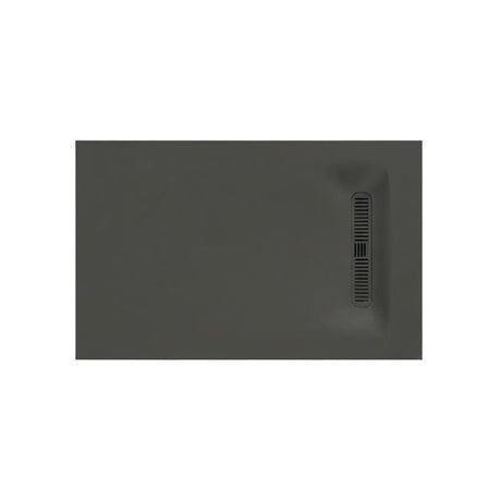 Crosswater Rectangle Shower Tray Matt Grey / 900 x 1500mm Crosswater Vito Rectangle 25mm Stone Resin Shower Tray