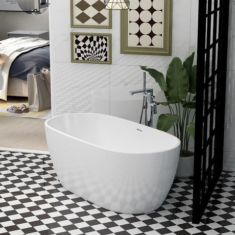 Imex Modern Freestanding Bath 1700 x 790mm Imex Alma Slim Freestanding Bath