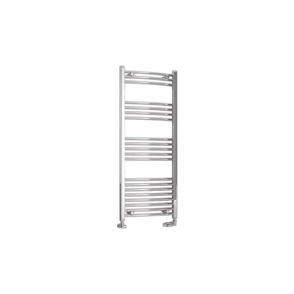 Eastbrook Wendover Curved Vertical Heated Towel Rail in Chrome