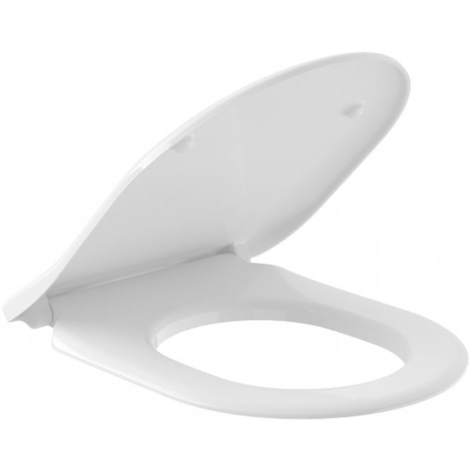 Villeroy & Boch Subway 2.0 Slimline Soft Close, Quick Release Toilet Seat in White Alpin
