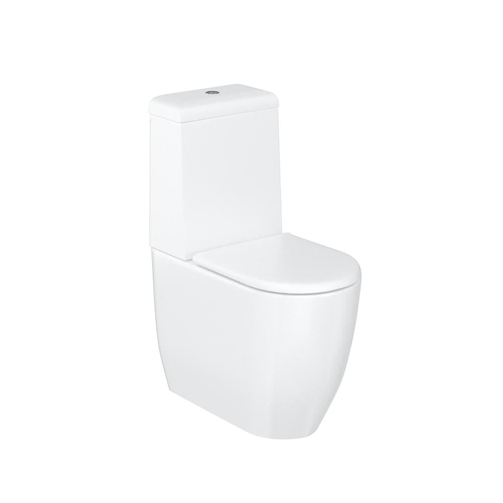 Britton Close Coupled Toilet Britton Milan Close Coupled Rimless Toilet with Soft Close Seat