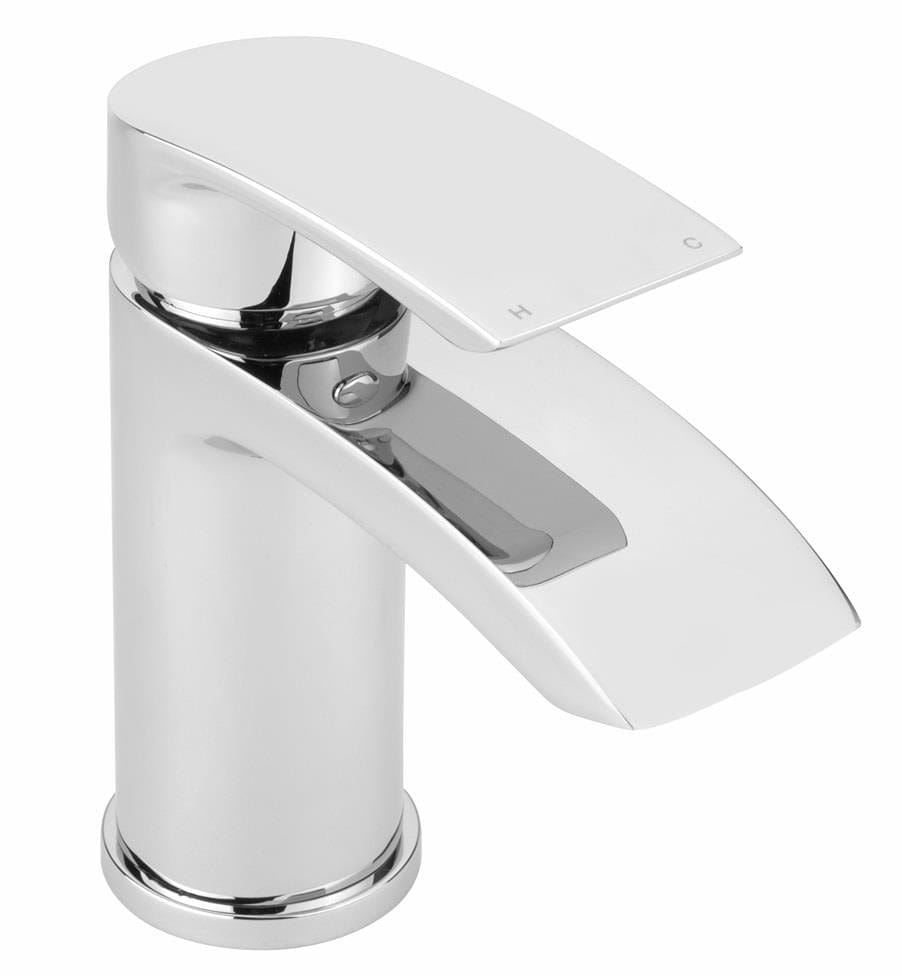 Aquarius Mono Basin Tap Chrome Aquarius Arc Mono Basin Mixer Tap with Waste