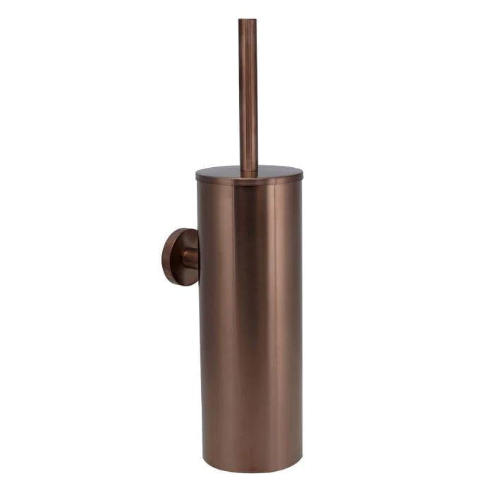 JTP Toilet Brush Brushed Bronze JTP VOS Wall Mounted Toilet Brush and Holder