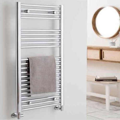 Vogue 1000 x 500 / Central Heating Vogue Focus Straight Towel Rail in Chrome