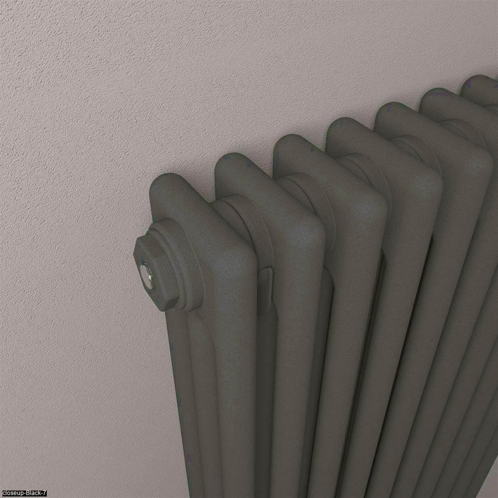 Eastbrook Rivassa Traditional 3 Column Radiator in Matt Anthracite