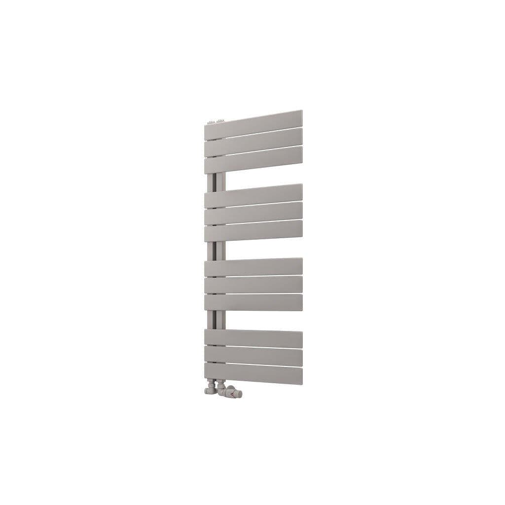 Eastbrook Designer Towel Radiator 1150 x 500 / Central Heating Eastbrook Helmsley Straight Vertical Designer Towel Rail in Matt Grey