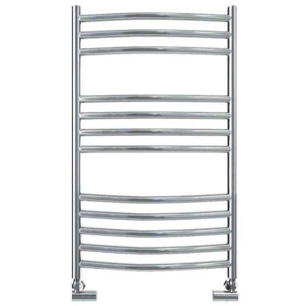 Vogue Ladder Rail 800 x 500 / Central Heating Vogue Kerve Curved Ladder Rail in Polished Stainless Steel