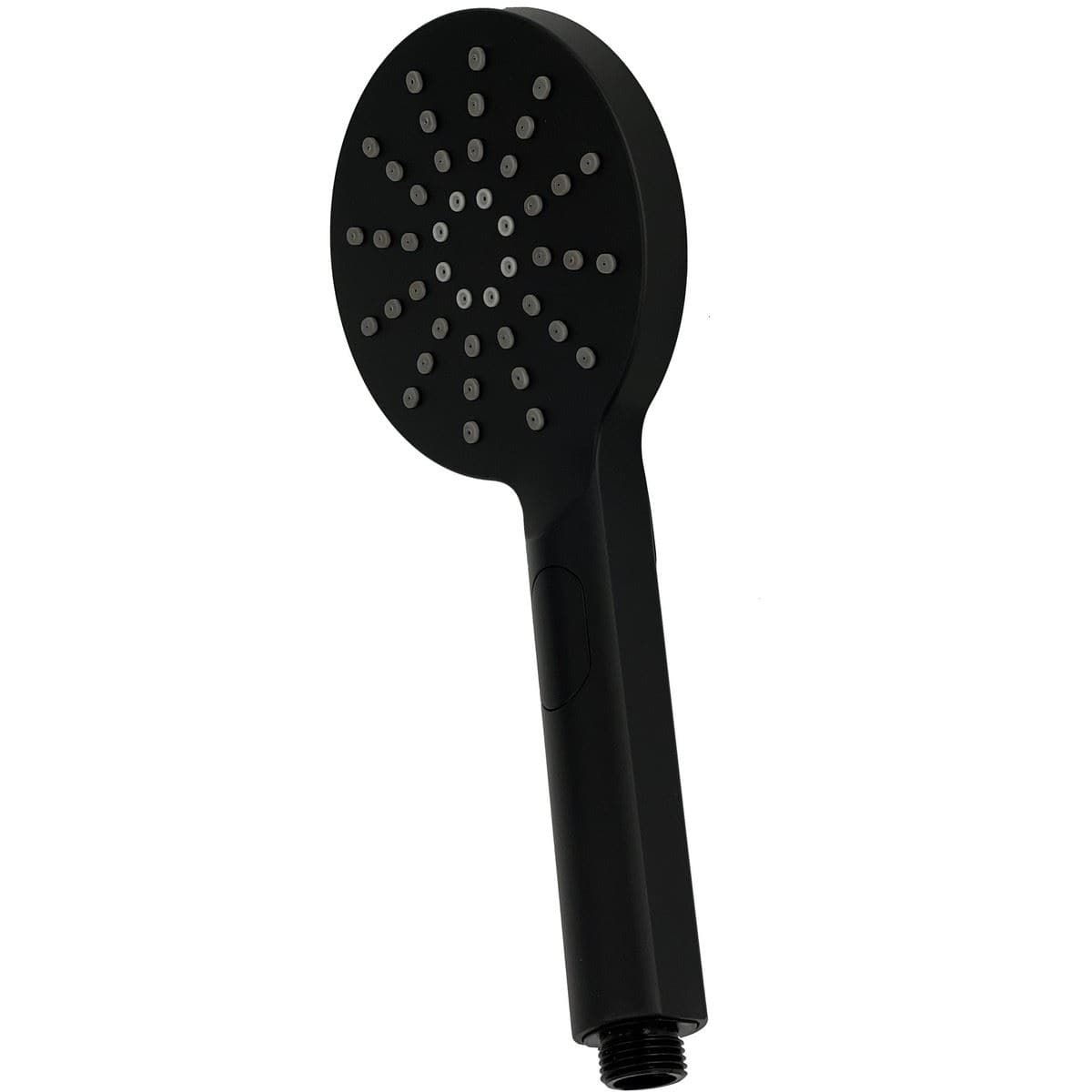 TED Shower Handset Matt Black TED Universal 3 Function Round Shower Handset