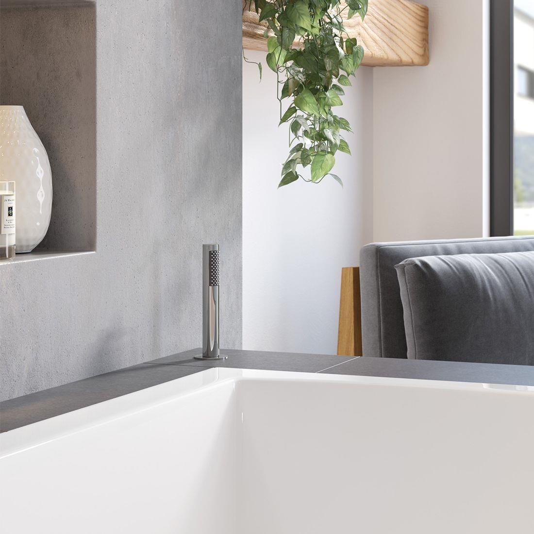 VADO Shower Handset Vado Zoo Capsule Shower Kit With Round Handset in Chrome