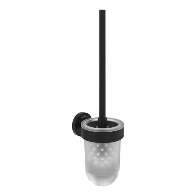 Villeroy & Boch Toilet Roll Holder Matt Black Villeroy & Boch Elements - Tender Toilet Brush Set