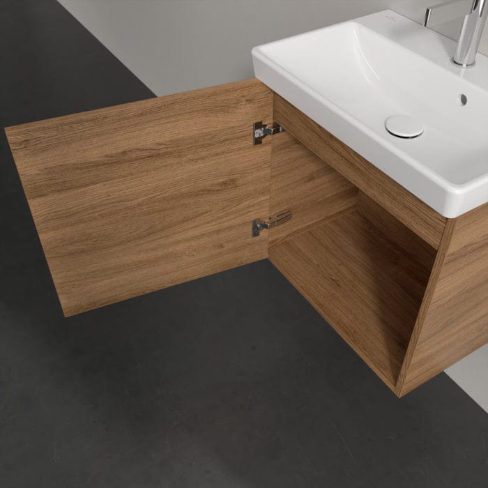 Villeroy & Boch Wall Mounted Vanity Unit Villeroy & Boch Avento Wall Hung Vanity Unit 530mm One Door with Basin