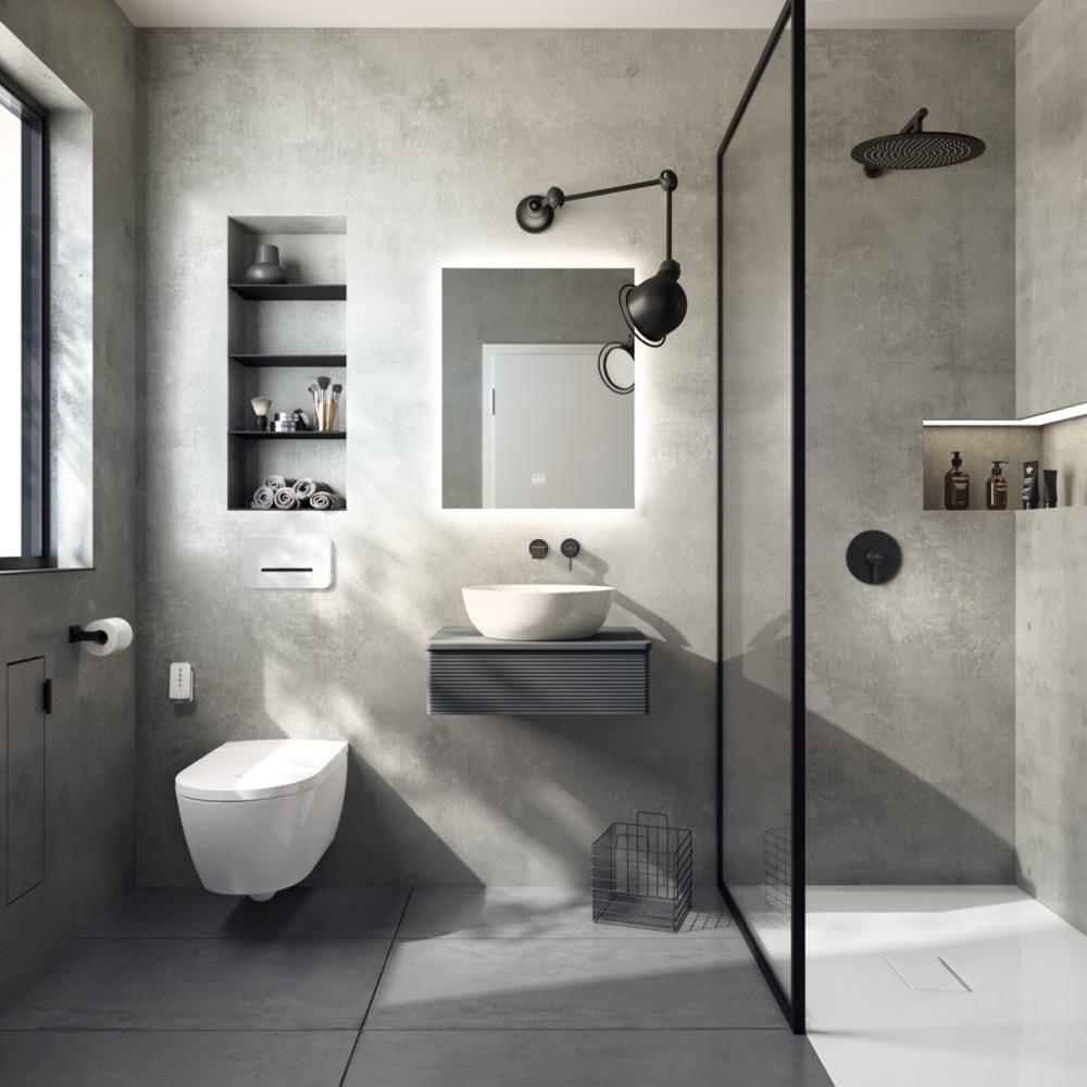 Villeroy & Boch Concealed Shower Valve Villeroy & Boch Dawn Concealed 1-Outlet Single Lever Trim Set