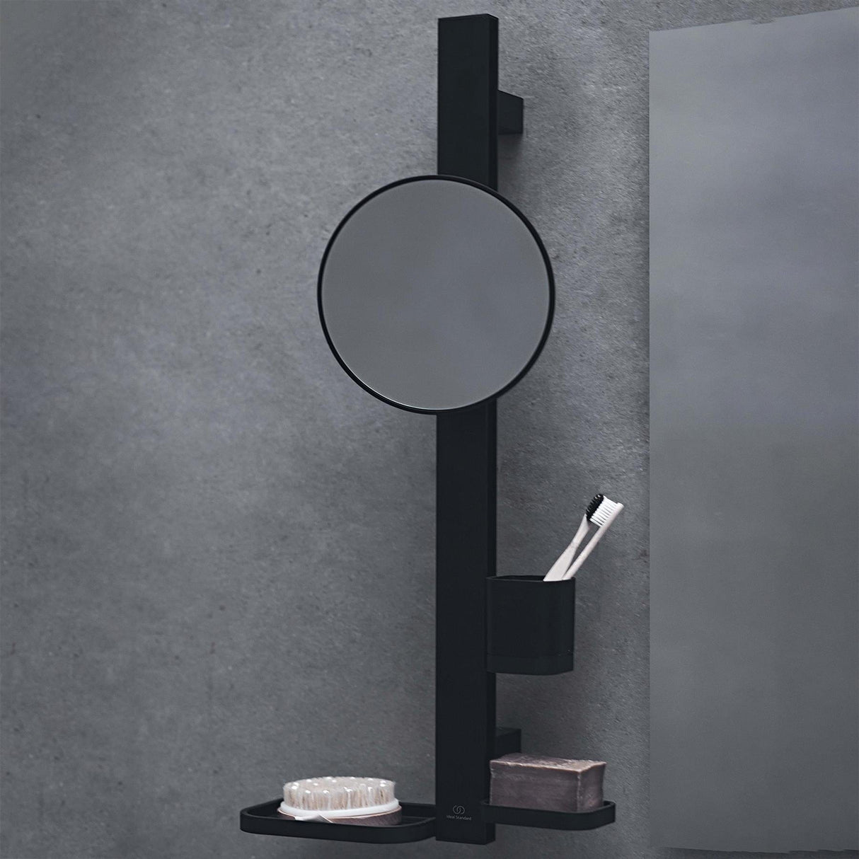 Ideal Standard Cosmetic and Shaving Mirror Ideal Standard ALU+ Small Beauty Bar with Mirror