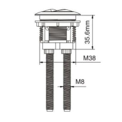 Eastbrook Flush Plate Eastbrook Cistern Flush Button