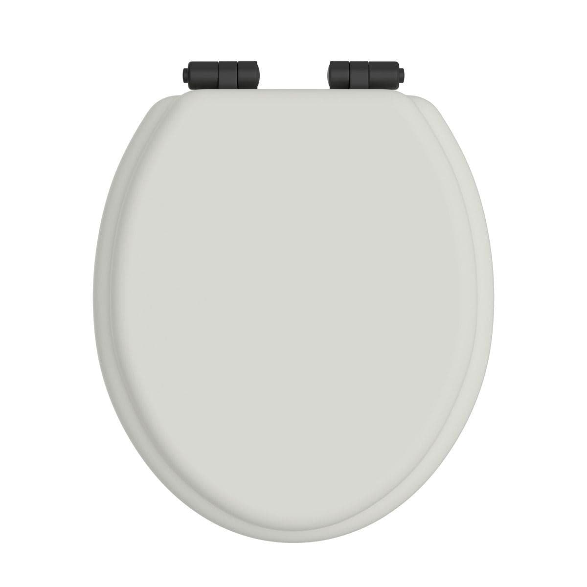 Heritage Toilet Seat Chantilly / Black Heritage Soft Close Wooden Toilet Seat