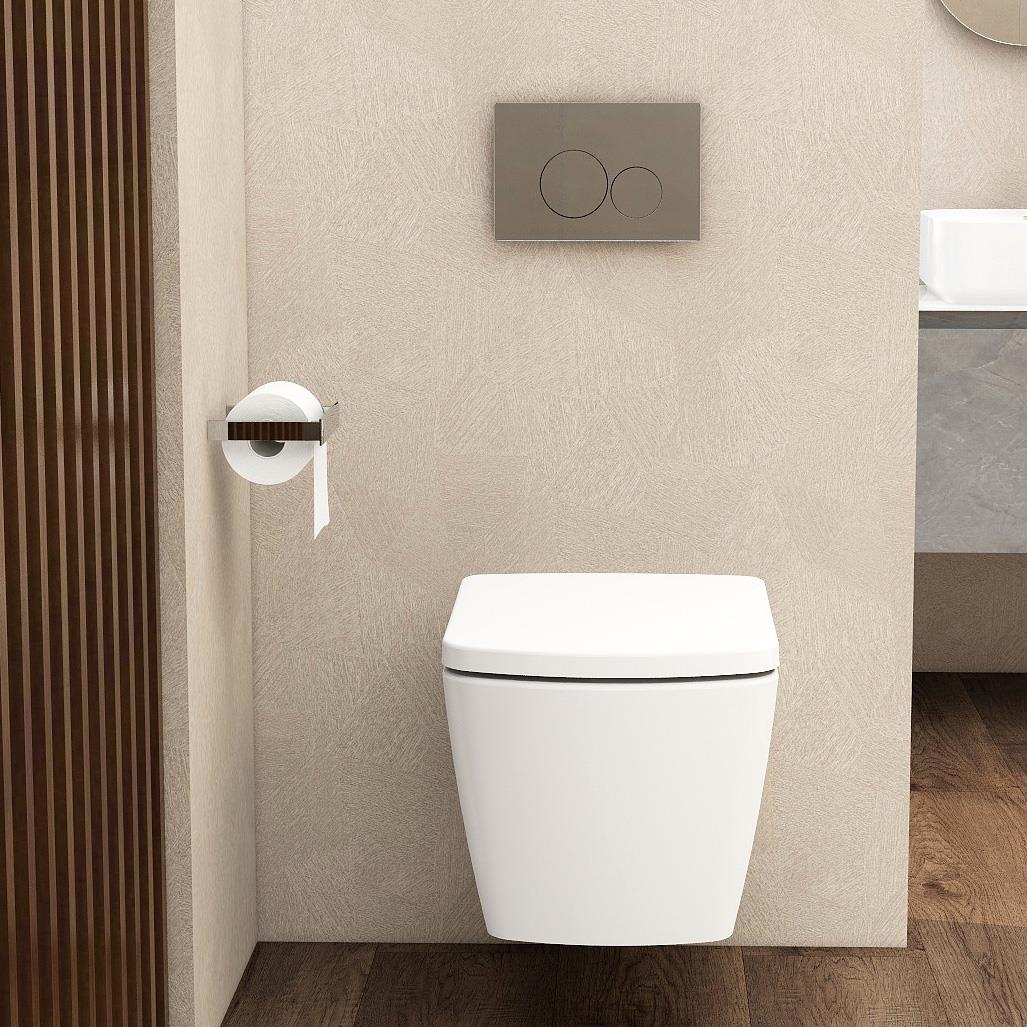 Imex Round ABS Flush Plate (for IMFF01 & IMCC0 Cisterns) in Chrome