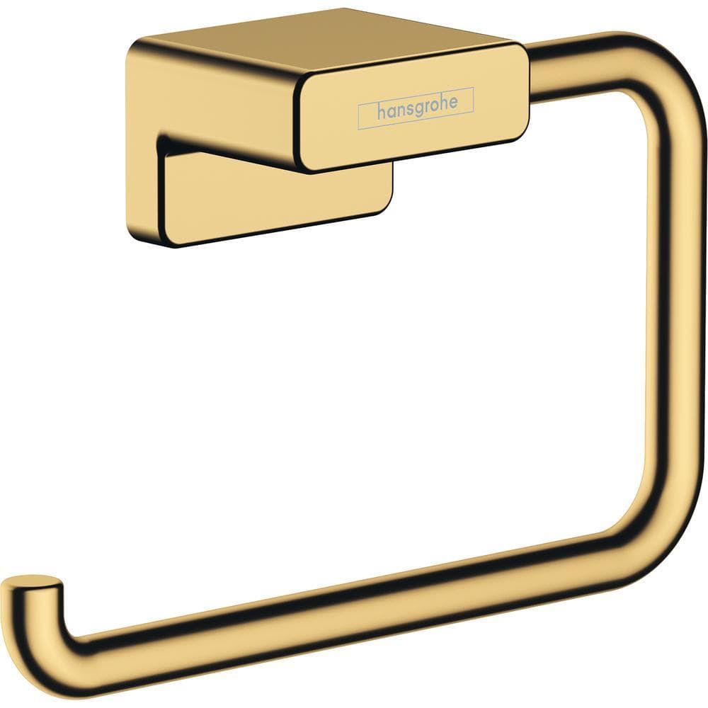 Hansgrohe Toilet Roll Holder Polished Gold Optic Hansgrohe Addstoris Toilet Roll Holder