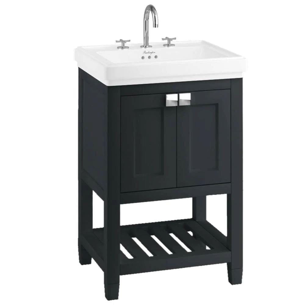 Burlington Floor Standing Vanity Unit Burlington Riviera Floor Standing 580mm Vanity Unit with Square Basin